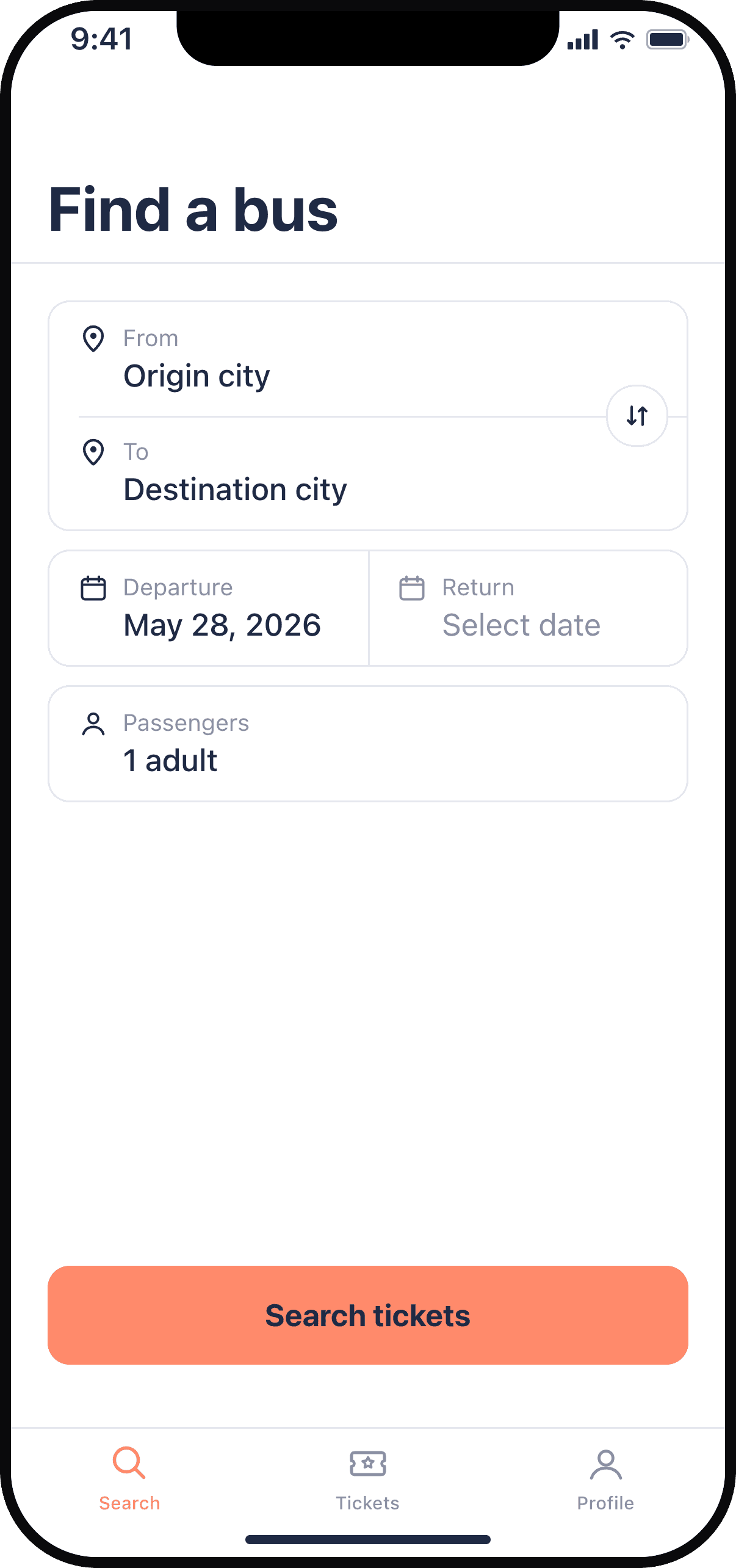 Bus Travel Application